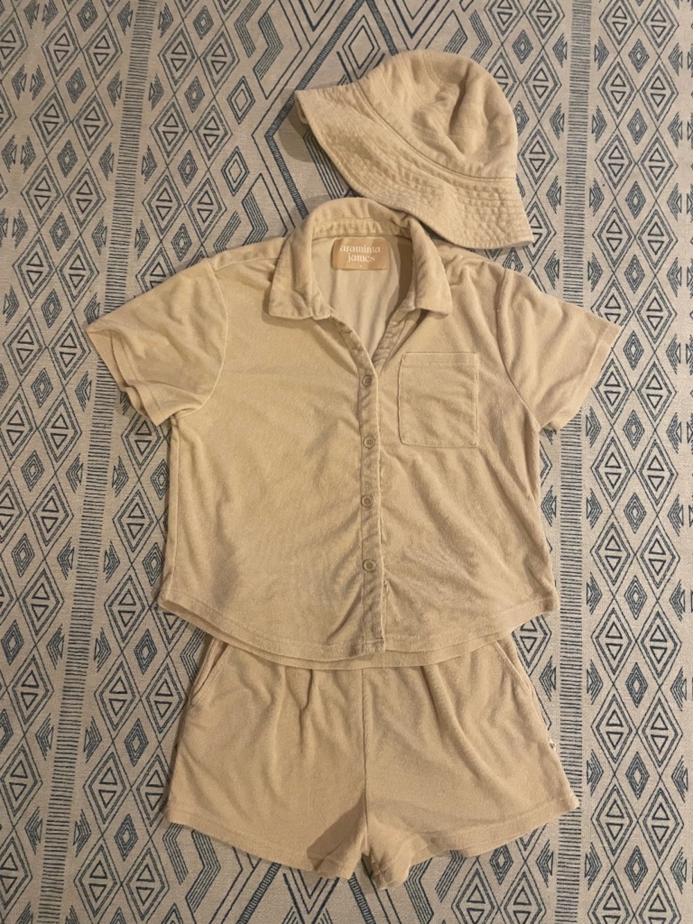 Armanta James Terry Cloth Bucket Hat and set